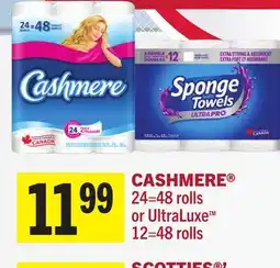 Foodland CASHMERE 24 = 48 rolls or UltraLuxe offer