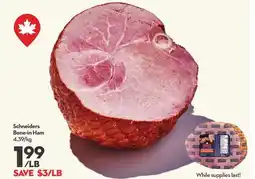 Longo's Bone-in Ham offer