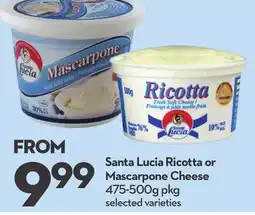 Longo's Ricotta or Mascarpone Cheese offer