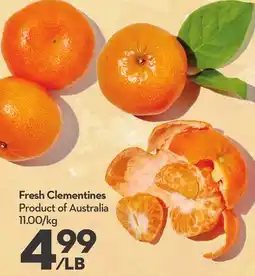 Longo's Fresh Clementines offer