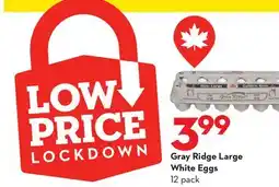 Longo's Large White Eggs offer