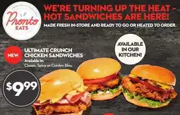 Longo's Ultimate Crunch Chicken Sandwiches offer