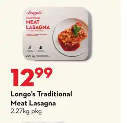 Longo's Traditional Meat Lasagna offer
