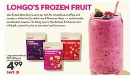 Longo's Frozen Fruit offer