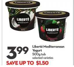 Longo's Mediterranean Yogurt offer