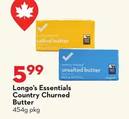 Longo's Essentials Country Churned Butter offer