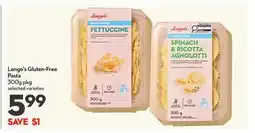 Longo's Gluten-Free Pasta offer