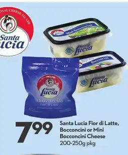 Longo's Santa Fior di Latte, Bocconcini or Mini Bocconcini Cheese offer