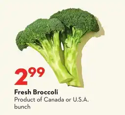 Longo's Fresh Broccoli offer