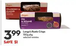 Longo's Rustic Crisps offer