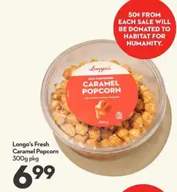 Longo's Fresh Caramel Popcorn offer
