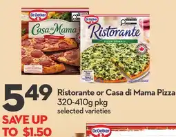 Longo's Dr. Oetker Ristorante or Casa di Mama Pizza offer