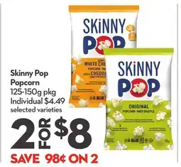 Longo's Skinny Pop Popcorn offer