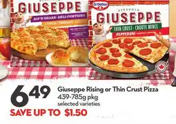 Longo's Giuseppe Rising or Thin Crust Pizza offer