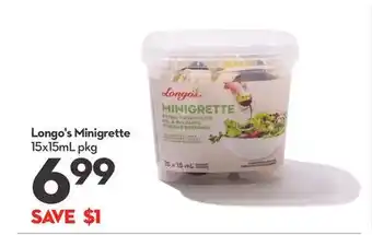 Longo's Minigrette offer