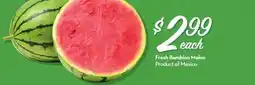 Longo's Fresh Bambino Melon offer