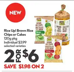 Longo's Brown Rice Chips or Cakes offer