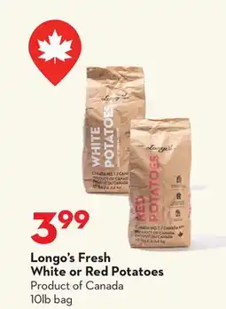 Longo's Fresh White or Red Potatoes offer