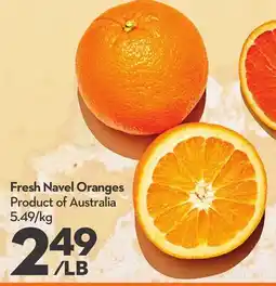 Longo's Fresh Navel Oranges offer