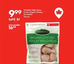 Longo's Frozen Organic Chicken Drumsticks offer