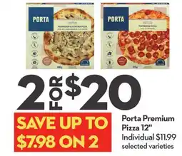 Longo's Porta Premium Pizza offer