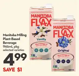 Longo's Milling Plant-Based Beverage offer