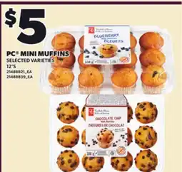 Loblaws PC MINI MUFFINS offer