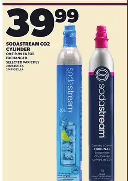 Loblaws SODASTREAM CO2 CYLINDER offer