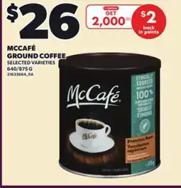 Loblaws MCCAFÉ GROUND COFFEE offer