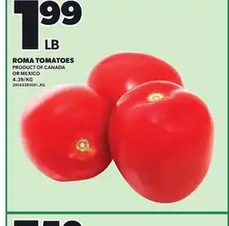 Loblaws ROMA TOMATOES offer