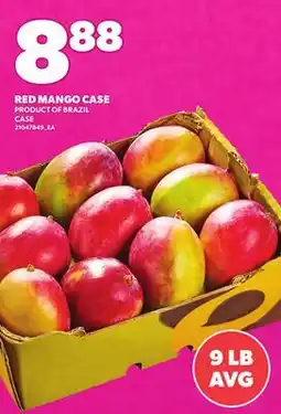 Loblaws RED MANGO CASE, 9 LB AVG offer