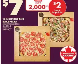 Loblaws 12 INCH TAKE AND BAKE PIZZA, 510-739 G offer