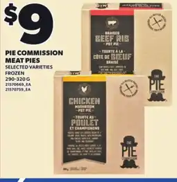 Loblaws PIE COMMISSION MEAT PIES, 290-320 G offer