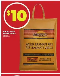 Loblaws SURAJ AGED BASMATI RICE, 3.63 KG offer