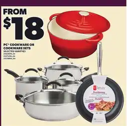 Loblaws PC COOKWARE OR COOKWARE SETS offer
