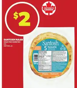 Loblaws SANTOSH NAAN offer