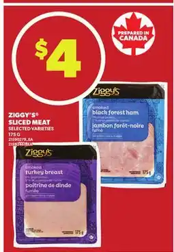 Loblaws ZIGGY'S SLICED MEAT, 175 G offer