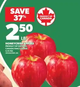 Loblaws HONEYCRISP APPLES offer