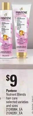 Loblaws PANTENE NUTRIENT BLENDS HAIR CARE offer