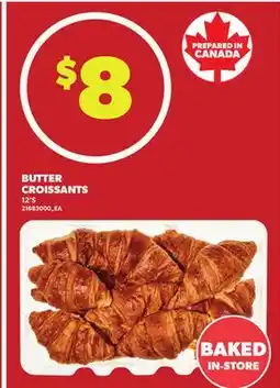 Loblaws BUTTER CROISSANTS, 12'S offer