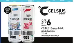Loblaws CELSIUS ENERGY DRINK, 355 ML offer