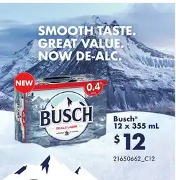 Loblaws BUSCH , 12 X 355 ML offer