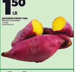 Loblaws JAPANESE SWEET YAM offer