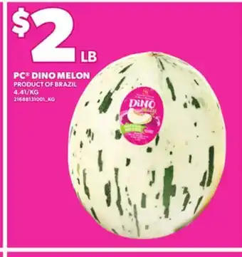 Loblaws PC DINO MELON offer