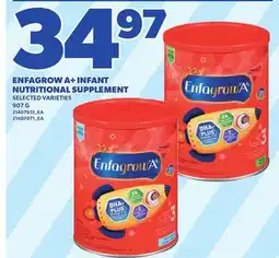 Loblaws ENFAGROW A+ INFANT NUTRITIONAL SUPPLEMENT, 907 G offer