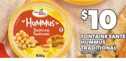 Loblaws FONTAINE SANTร HUMMUS TRADITIONAL offer