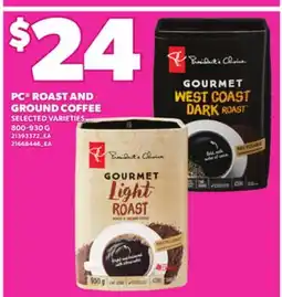 Loblaws PC ROAST AND GROUND COFFEE, 800-930 G offer