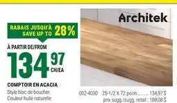 BMR COMPTOIR EN ACACIA offer