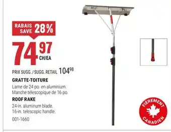 BMR GRATTE-TOITURE offer