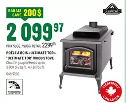 BMR POÊLE À BOIS  ULTIMATE TOR  offer